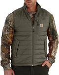 Carhartt Mens Rain Defender Relaxed Fit Insulated Vest - Lightweight