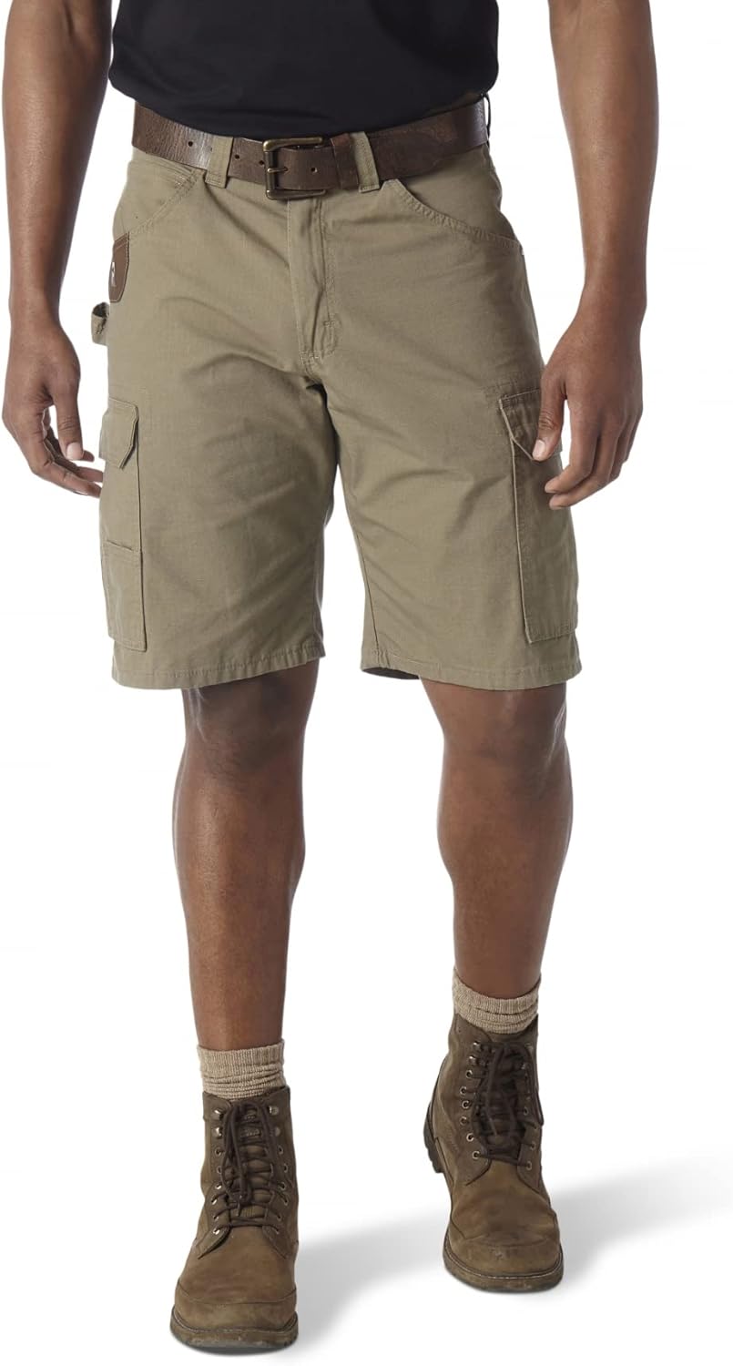 Wrangler Mens Ranger Cargo Short for Ultimate Comfort and Mobility