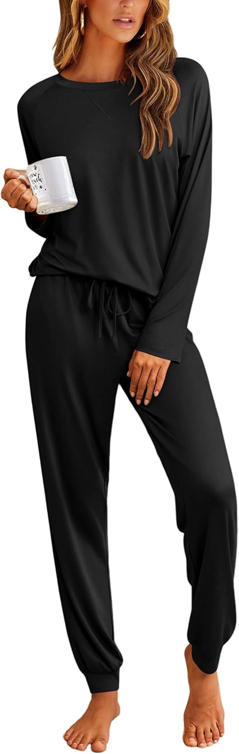 Ekouaer Pajamas Womens Long Sleeve Pj Set for Ultimate Comfort