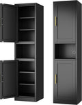 Tall Narrow Storage Cabinet 66.93 in Tall Metal Pantry - Slim Storage