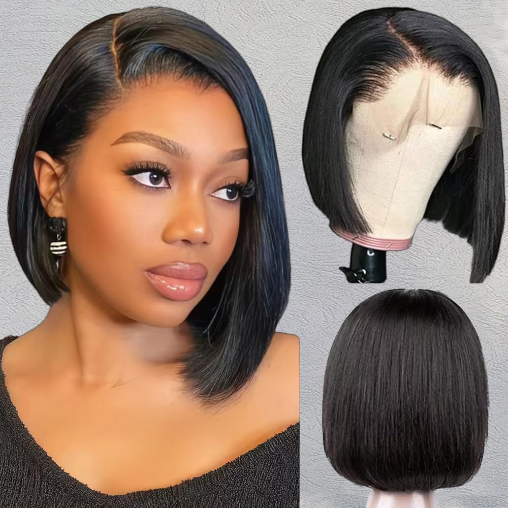 Bob Wig Human Hair 200 Density Double Drawn for Stunning Looks
