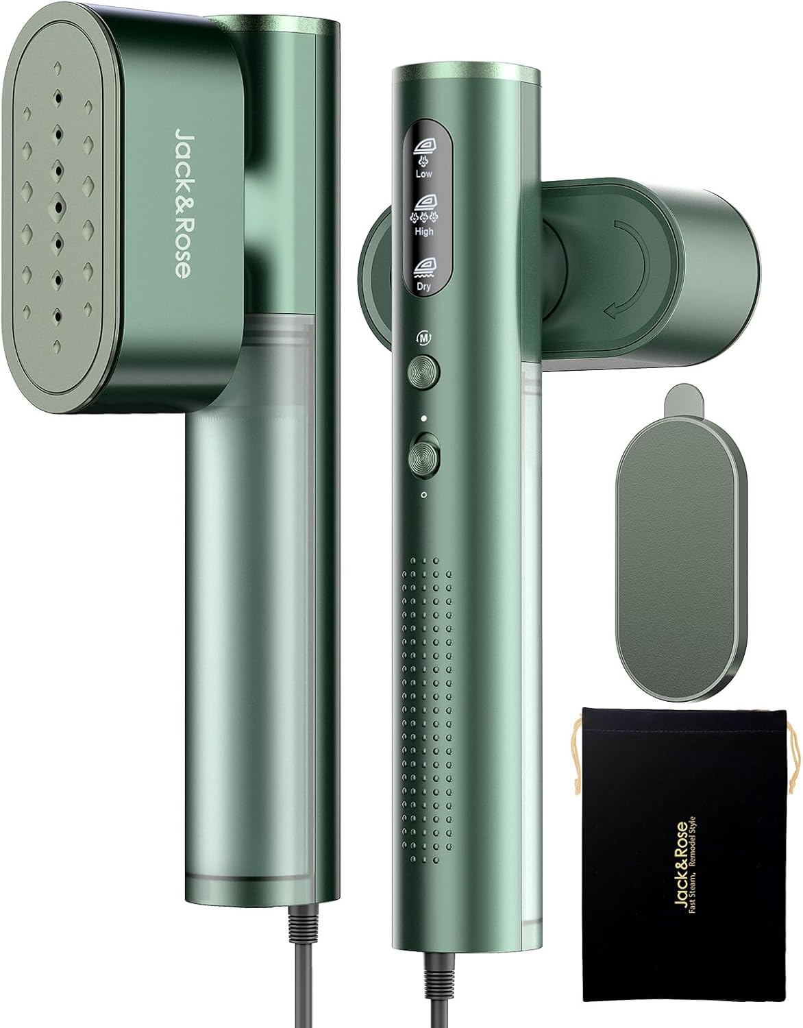 Portable Garment Steamer & Iron 2 In 1 for Global Travel