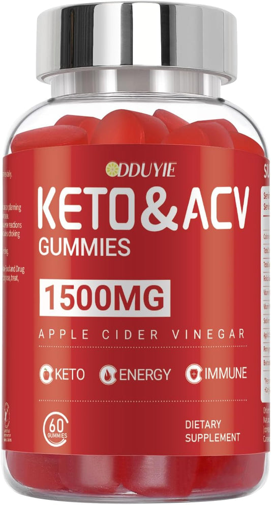 Keto ACV Gummies - 1500mg Packed Powerhouse - USA Made