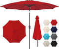 10ft Outdoor Patio Umbrella - Waterprool UV Protection, Tilt & Crank