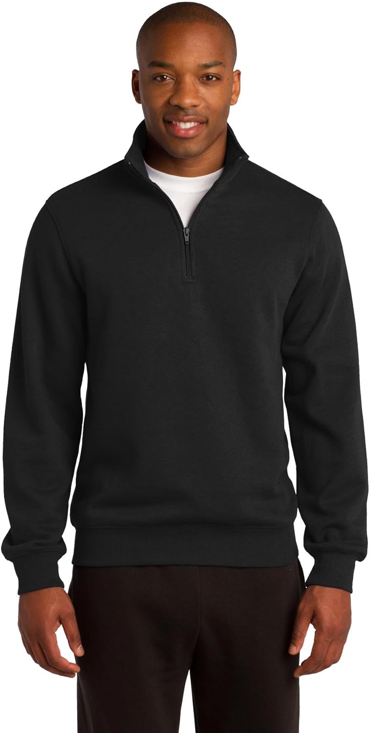SPORT-TEK Men's 1/4 Zip Sweatshirt - Comfort & Style!