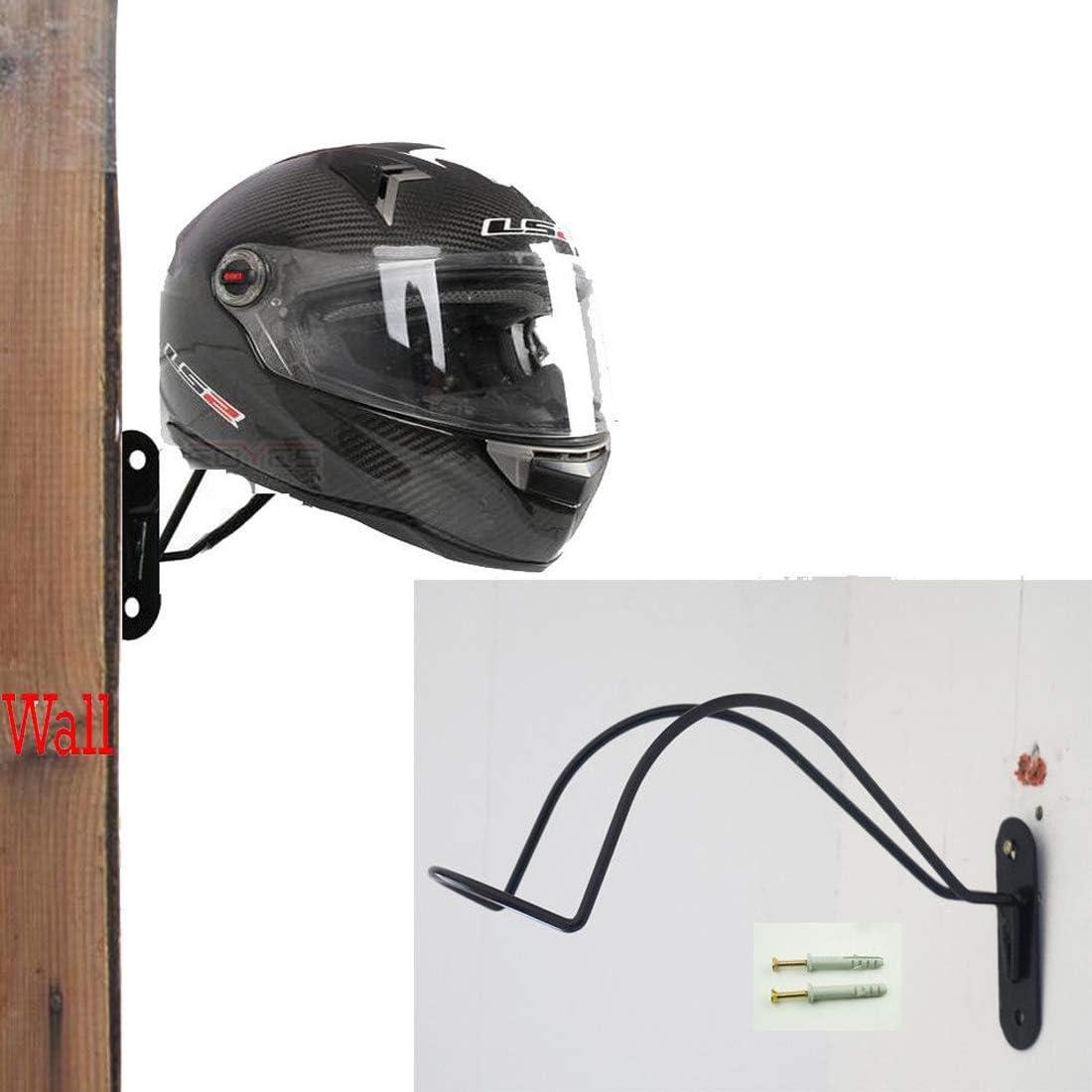 Sturdy Helmet Wall Mount Rack - Organize in Style!