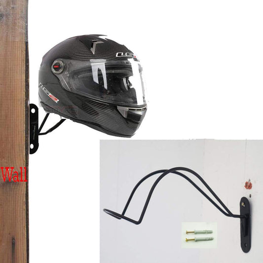 Sturdy Helmet Wall Mount Rack - Organize in Style!