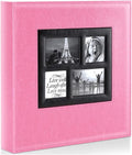 Ywlake Photo Album 4x6 Holds 1000 Photos in Elegant Pink