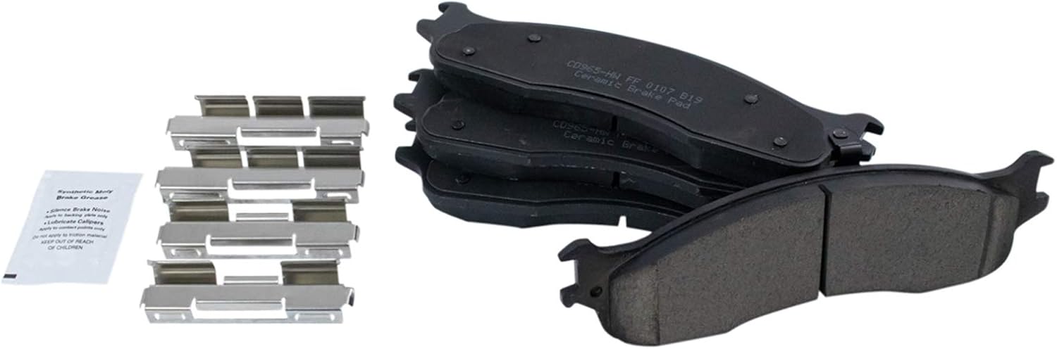 TRQ Front Brake Pads Ceramic for Dodge Ram 1500 2500 3500