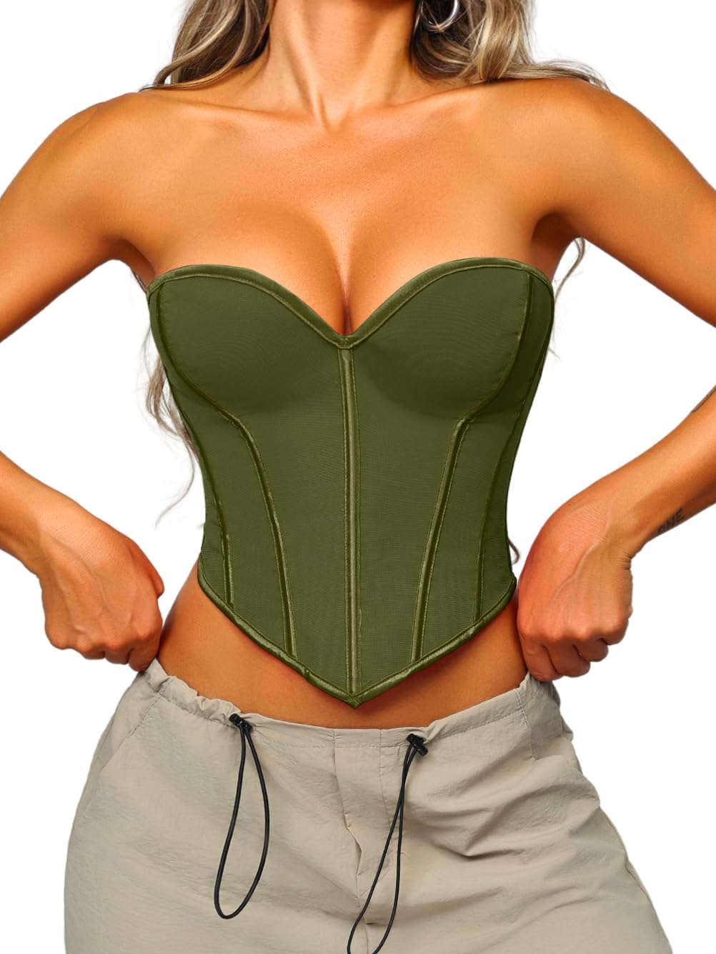 Heart Corset Top for Women - Sexy Concert Outfits and More