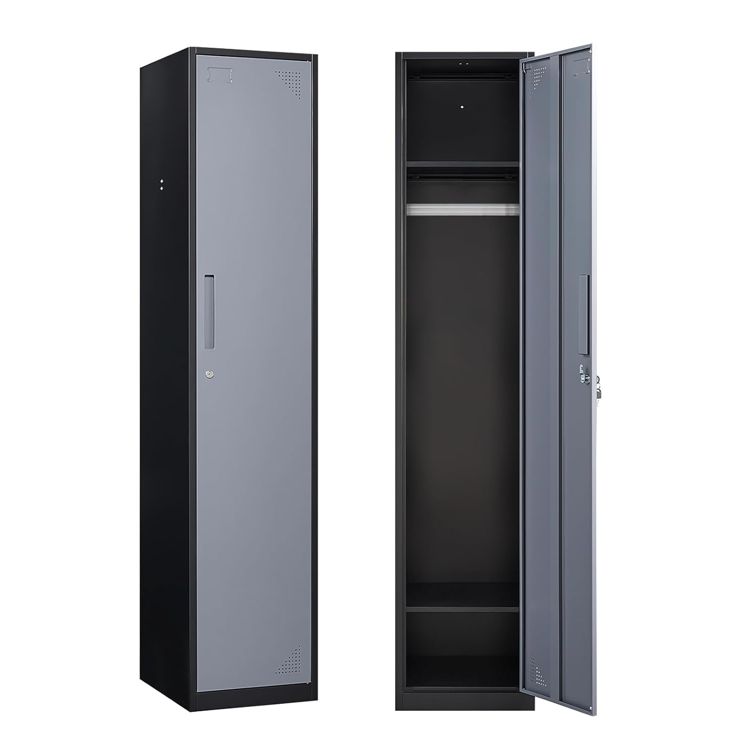 Yizosh Metal Locker with 1 Door for School, Gym, Office Use