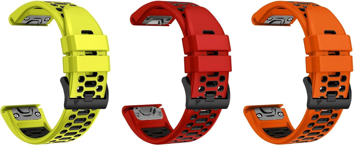 22mm Quickfit Watch Band for Garmin Fenix 5 6 7 Pro Solar