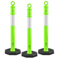 45 in Delineator Post 3 Pack - Stable Lime Green Traffic Posts
