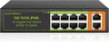 Gigabit 10-Port PoE+ Switch (8 PoE+ Ports, 2 Uplink) - Reliable 120W