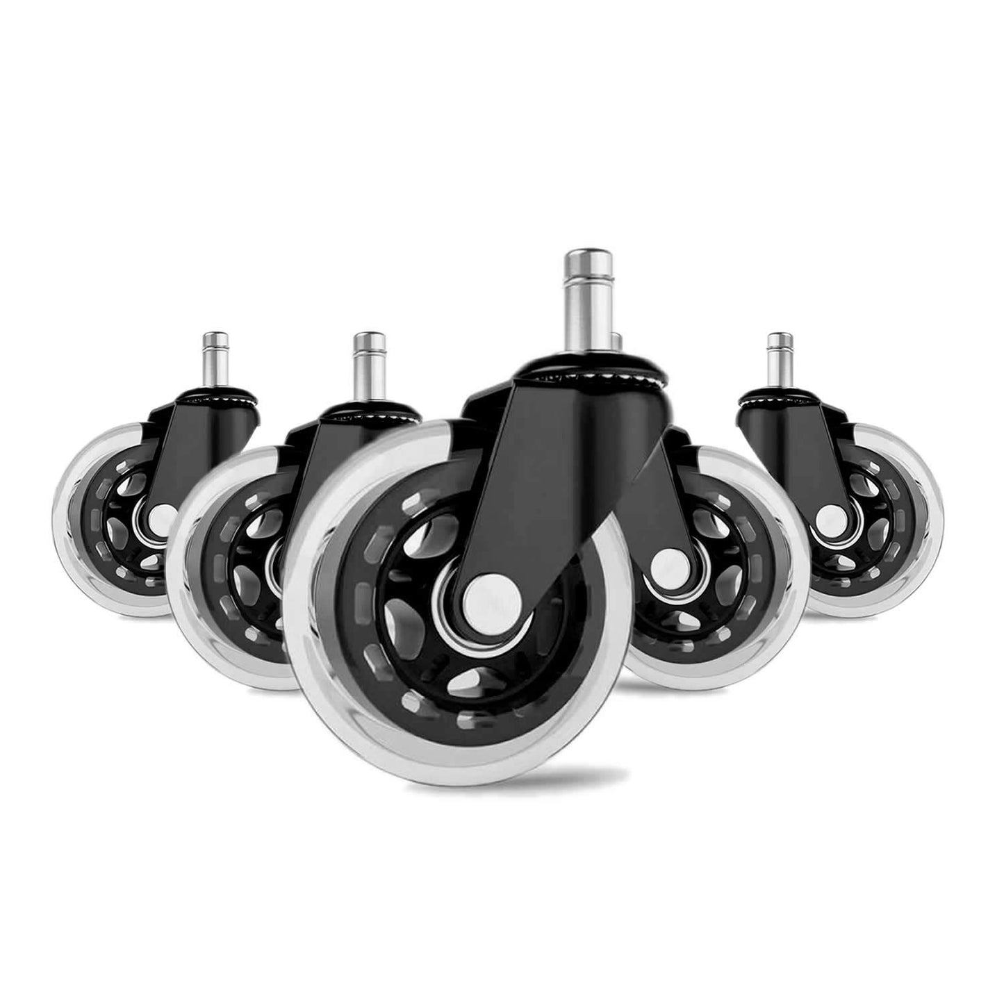 BEYEE 3 Heavy Duty Office Chair Wheels - Safe on All Floors!