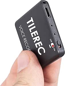TileRec Voice Activated Recorder with 145 Hours Capacity