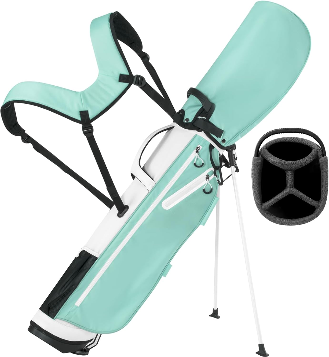 Lightweight Golf Stand Bag with 4-Way Dividers for Easy Carry