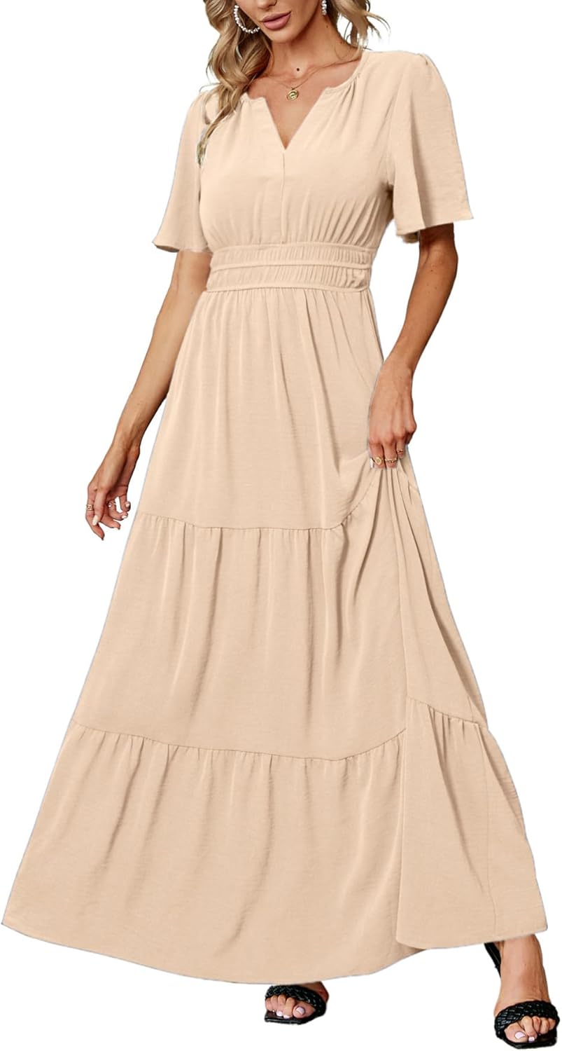 Amegoya Women's Summer Boho Maxi Dress for Every Occasion