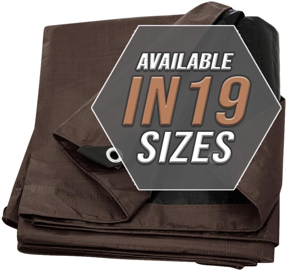 Heavy Duty 12ftX16ft Waterproof Tarp Cover for Multiple Uses