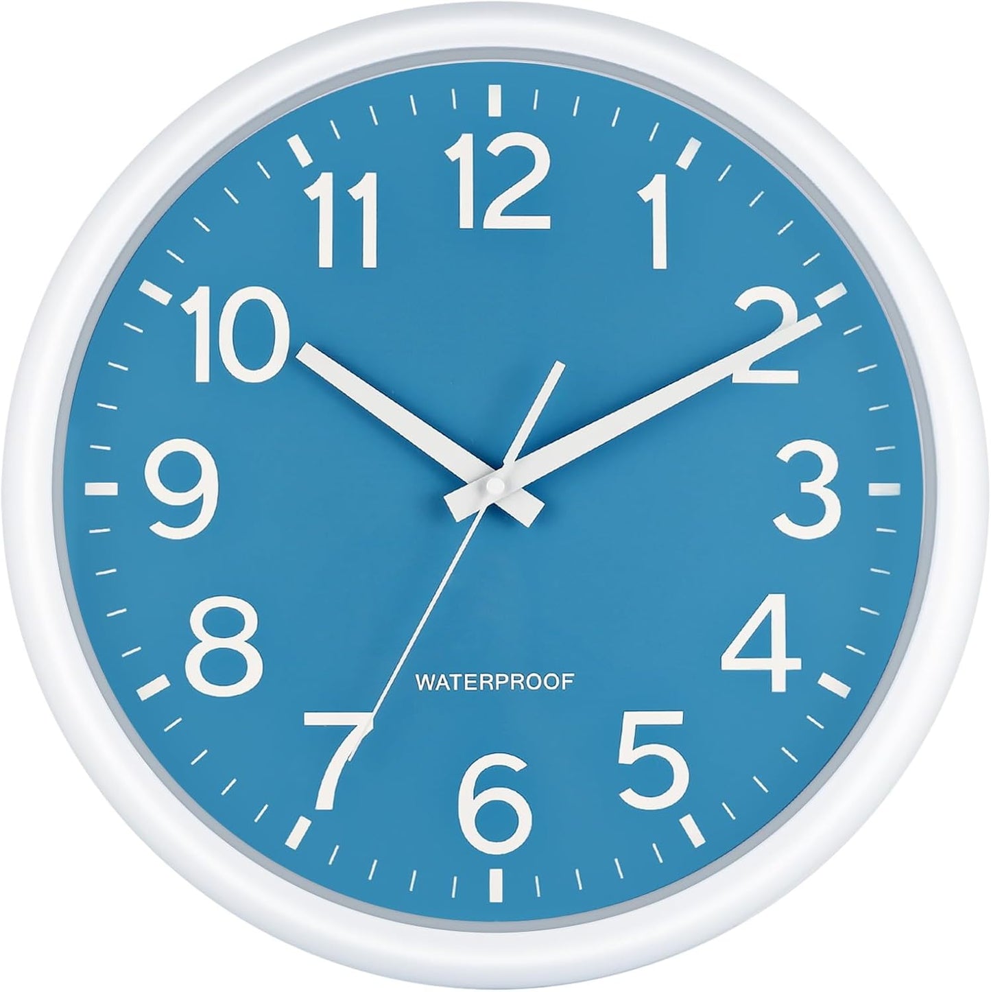 Caysie 16 Inch Waterproof Outdoor Clock for Pool and Patio