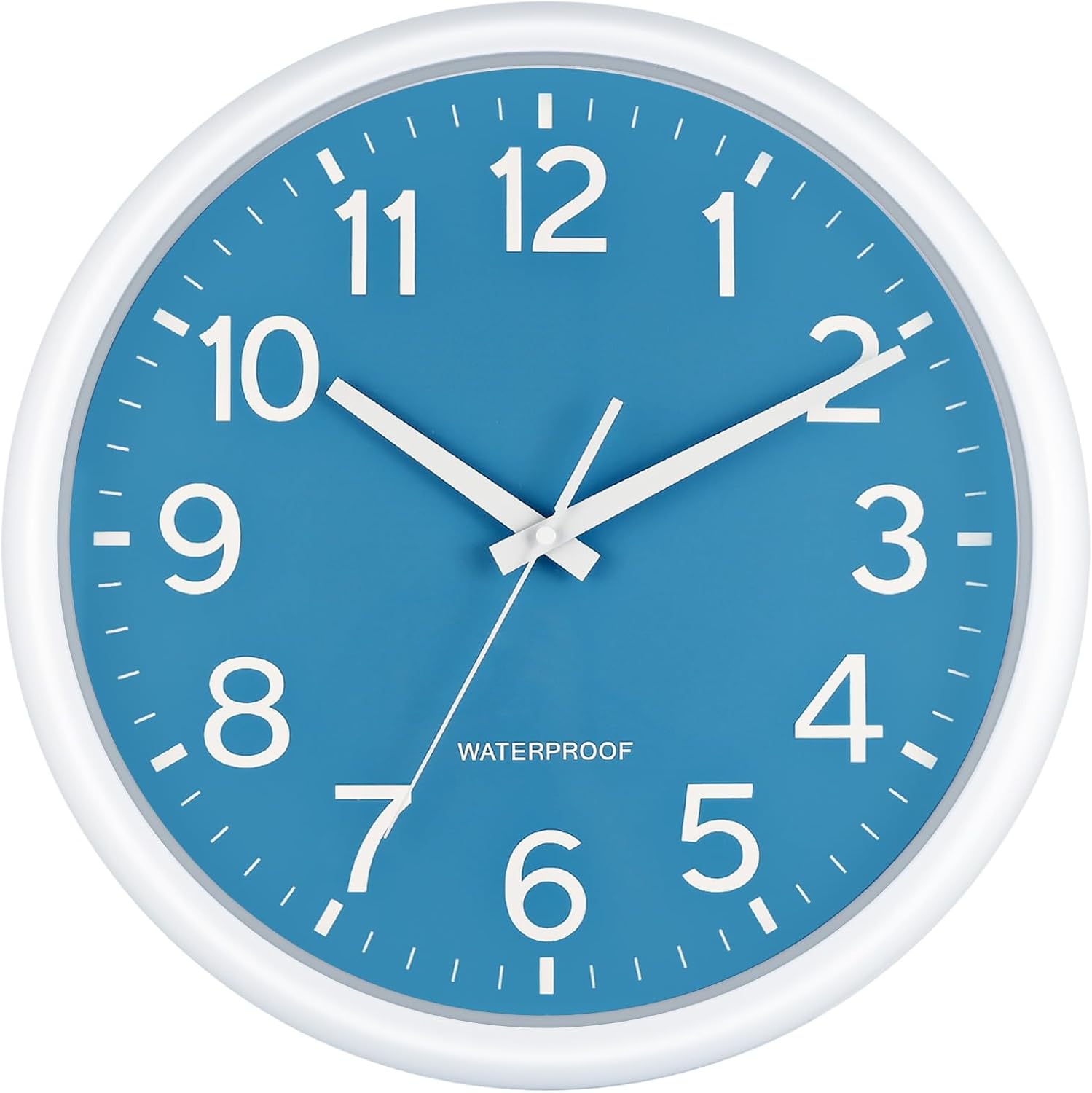 Caysie 16 Inch Waterproof Outdoor Clock for Pool and Patio
