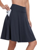Knee Length Skorts Skirts for Women - Comfortable High Waisted 2025