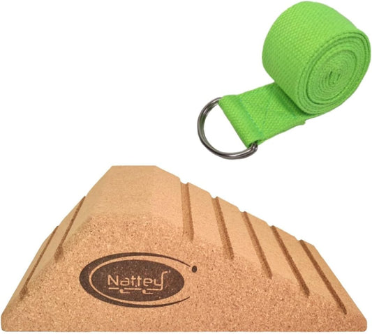 2025 Nattey Cork Squat Wedge Set - Eco-Friendly Non-Slip Fitness Boost