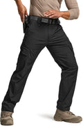 CQR Men's Flex Ripstop Tactical Pants - Water Resistant (Style YQ68)