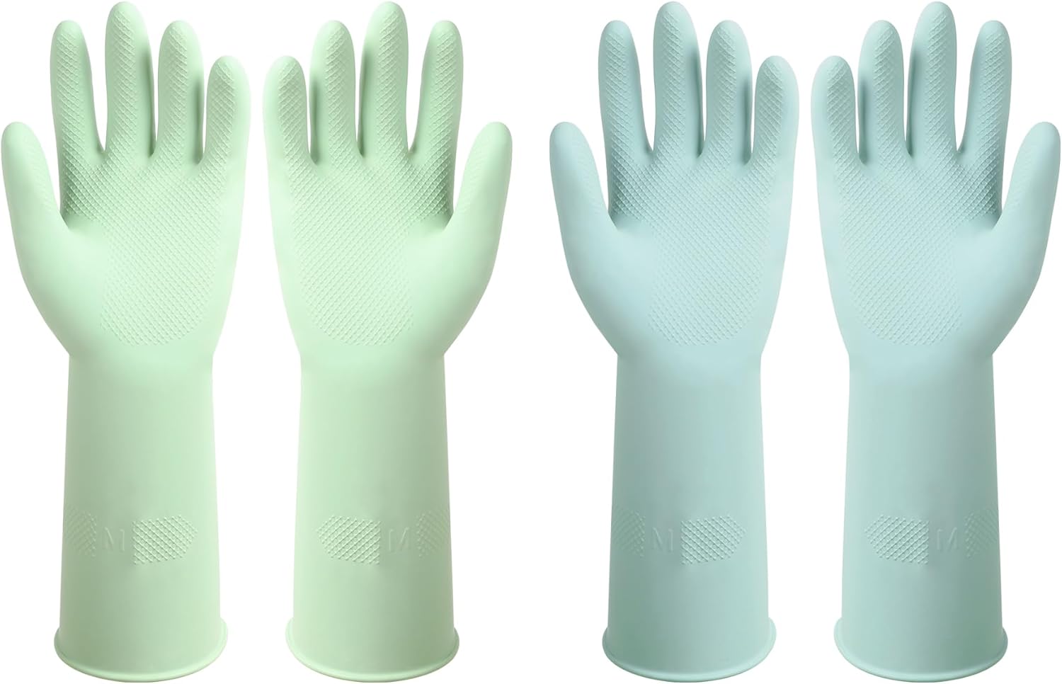 ZUIMER Reusable Non-Slip Dishwashing Gloves x2 - Long-Lasting Clean!