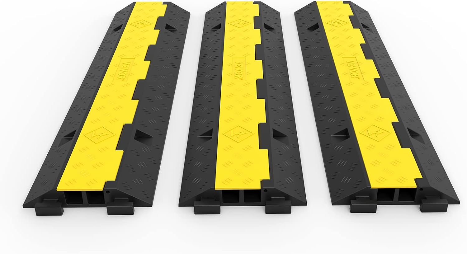 Protective Wire Cord Ramp for Safe Driveways and Traffic Areas