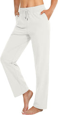 SANTINY Women's Cotton Sweatpants Yoga Lounge Casual Pants Athletic
