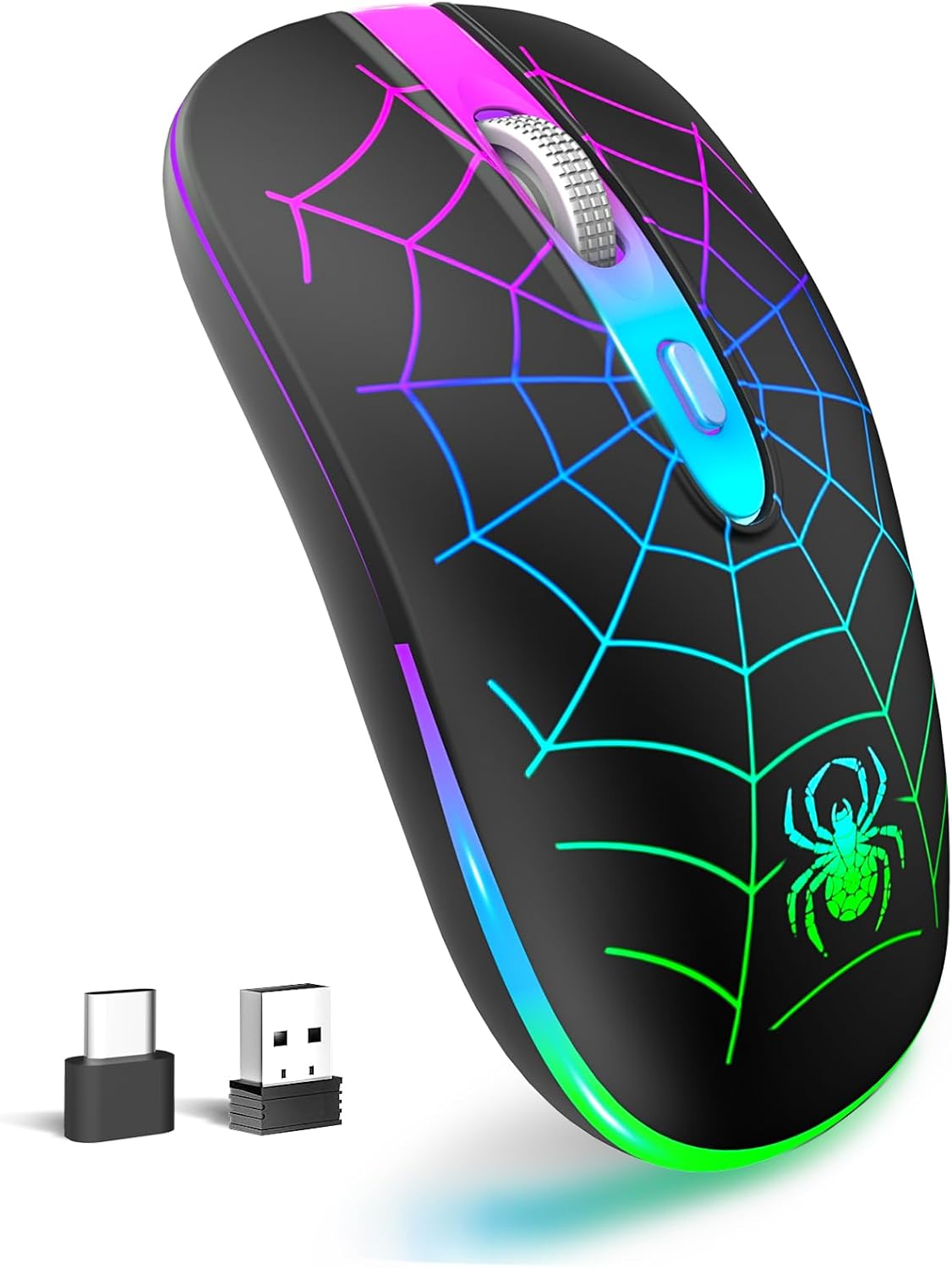 TaIYanG Cute Wireless Mouse - 3 DPI, Type C Adapter