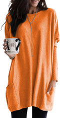 Dokotoo Womens Fall Fashion Long Sleeve Pullover Tunic