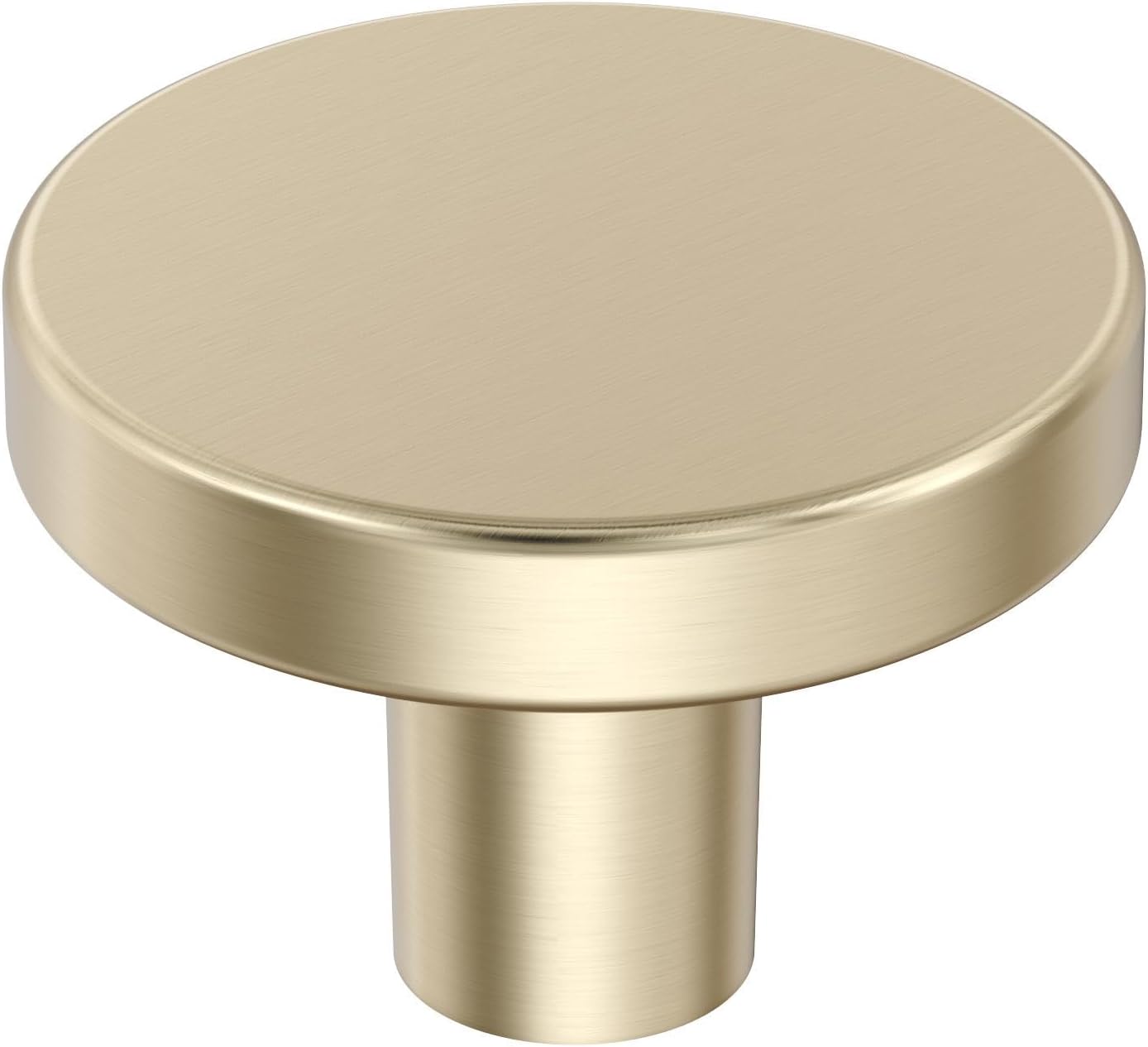 Amerock Versa 1-3/8 inch Golden Champagne Cabinet Knob 10 Pack