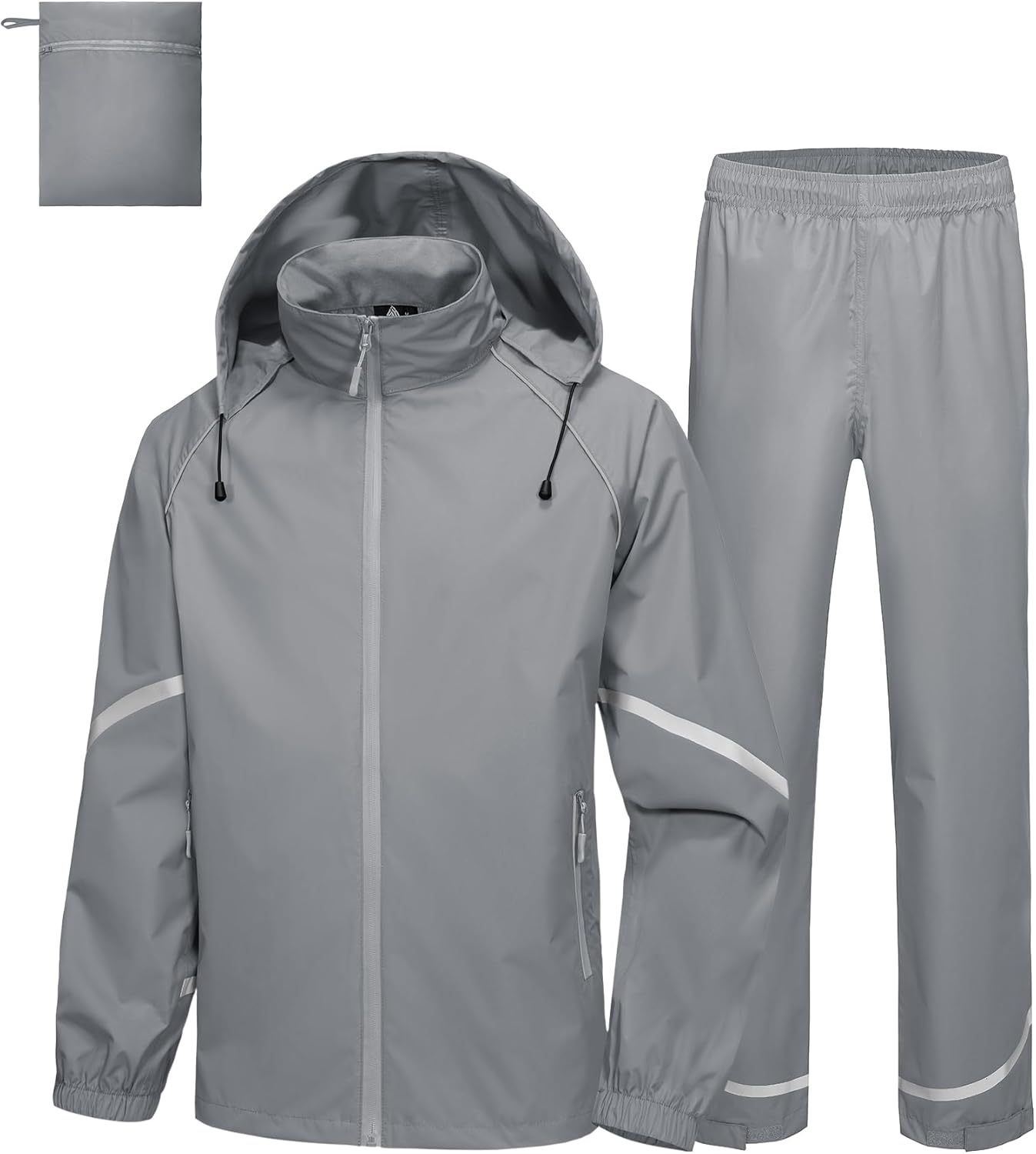 SWISSWELL Men's Rain Suit Waterproof Lightweight Hooded Gear