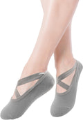 Dohia Yoga Socks with Grips Pilates Socks for Women - Non-Slip Balance