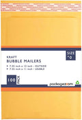 7.25 x 12 Padded Bubble Mailers 100 Pack - Reliable Protection
