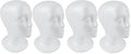 SHANY Styrofoam Model Heads 11 in Female Mannequin Head - Pack of 2