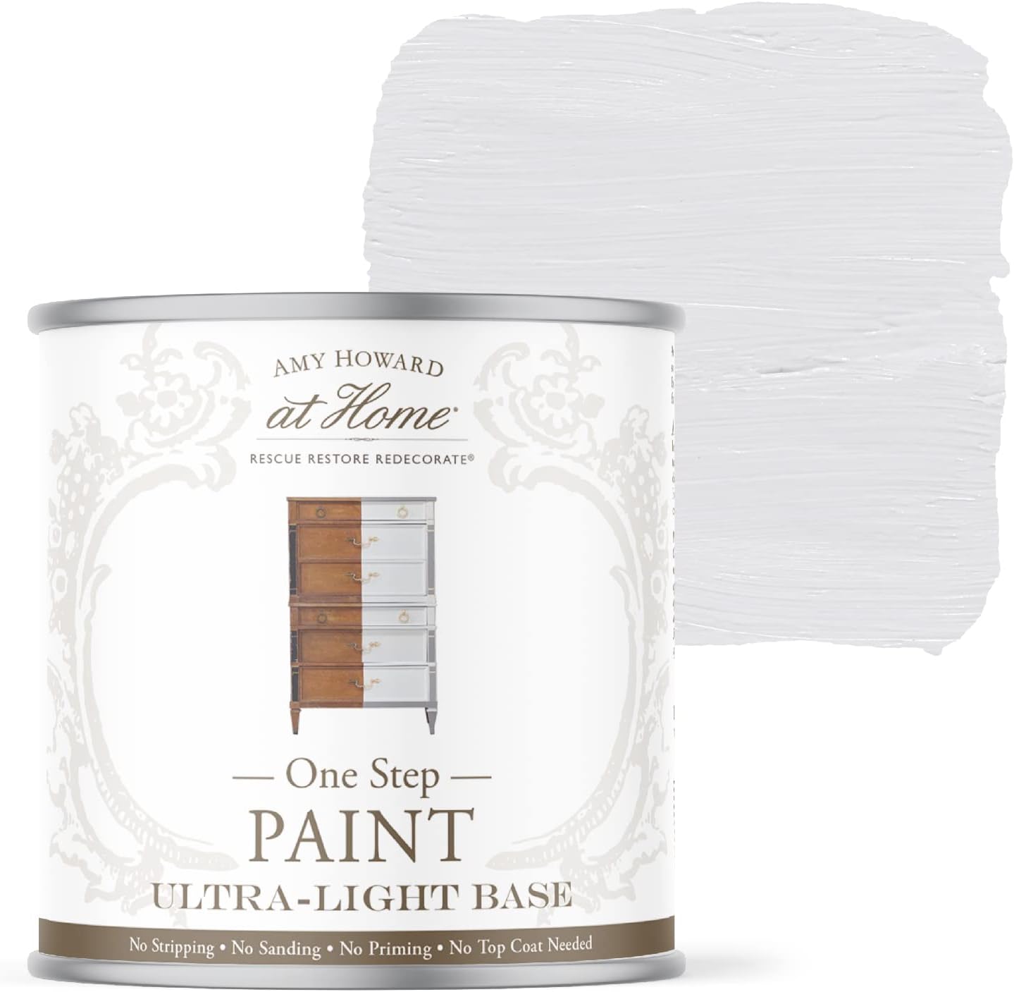 Chalk-Based One Step Paint for Furniture and Decor - Metropolitan Grey