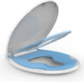 Toilet Seat with Toddler Potty Training Seat Built-In - Quiet Slow