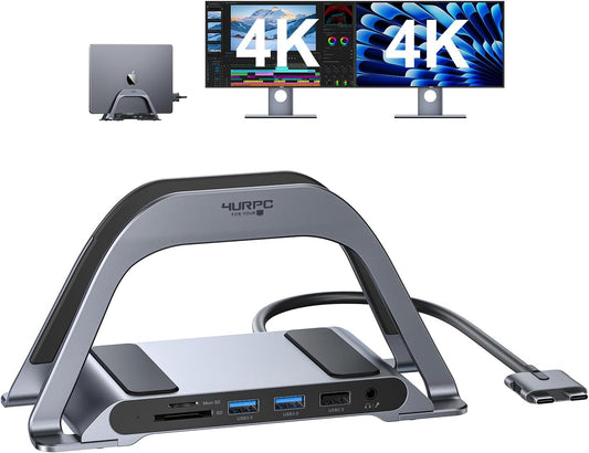 MacBook Pro Docking Station Dual Monitor 4K@60Hz HDMI USB C