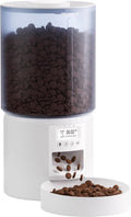Automatic Cat Feeder Flexible Schedule Timer - 6 Meals, Portion