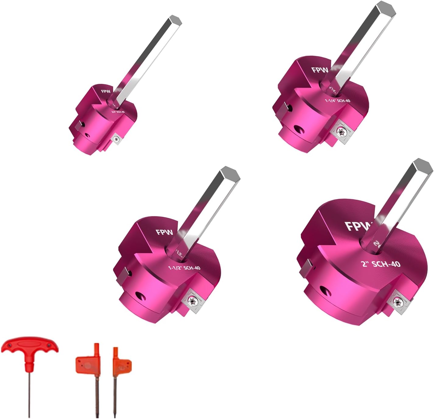 Original Design Patent Triple Inserts PVC Pipe Reamer Kit Review