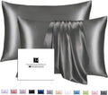 Silk Pillow Cases 2 Pack - 21Momme Mulberry Silk Standard Set