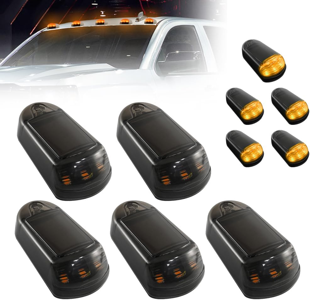 Solar Powered Cab Lights for Trucks - No Drilling Required