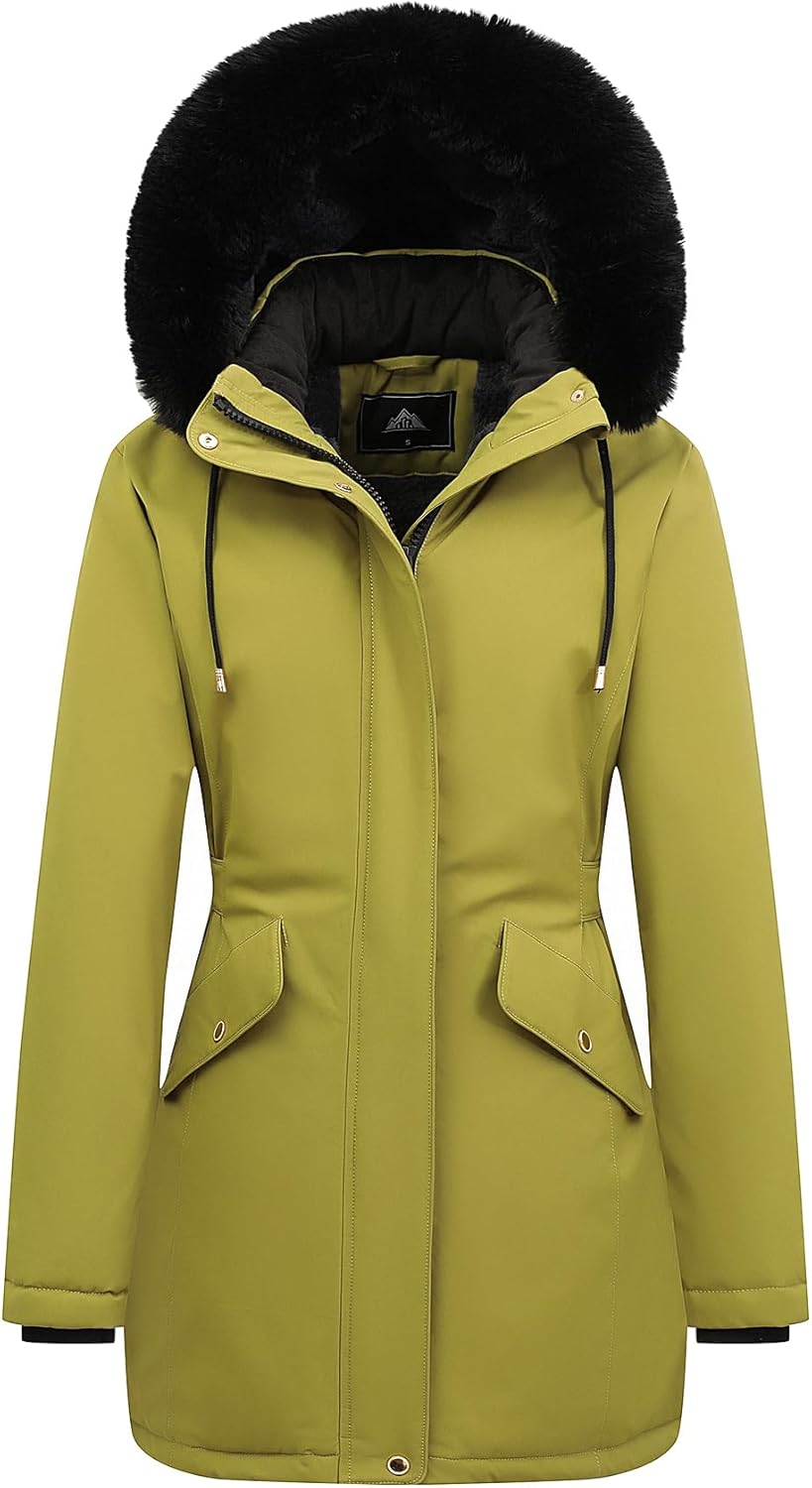 MOERDENG Women's Long Winter Down Coat for Ultimate Warmth