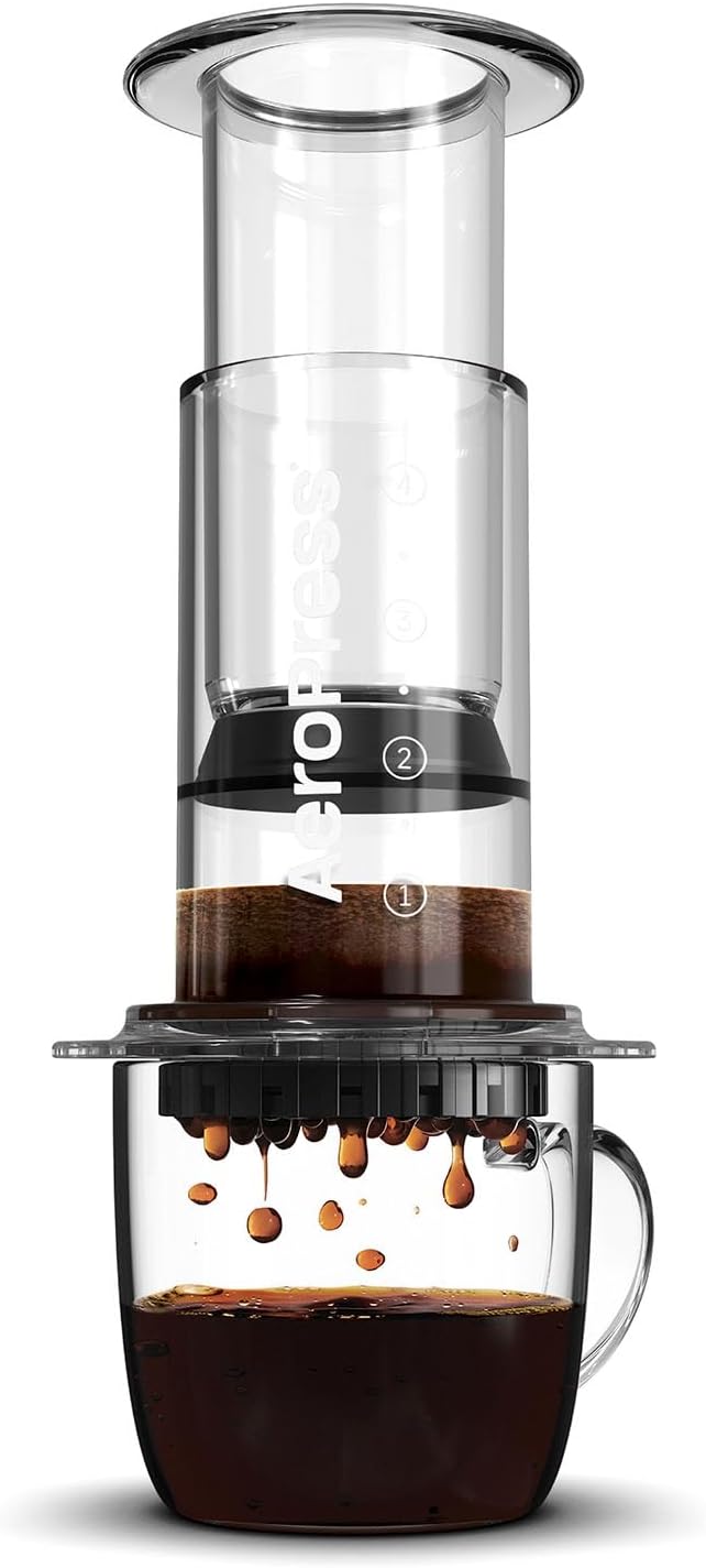 Clear AeroPress: 3-in-1 Portable Coffee Maker