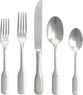 FORTESSA Ashton 18/10 Antiqued Flatware 5-Piece Place Setting