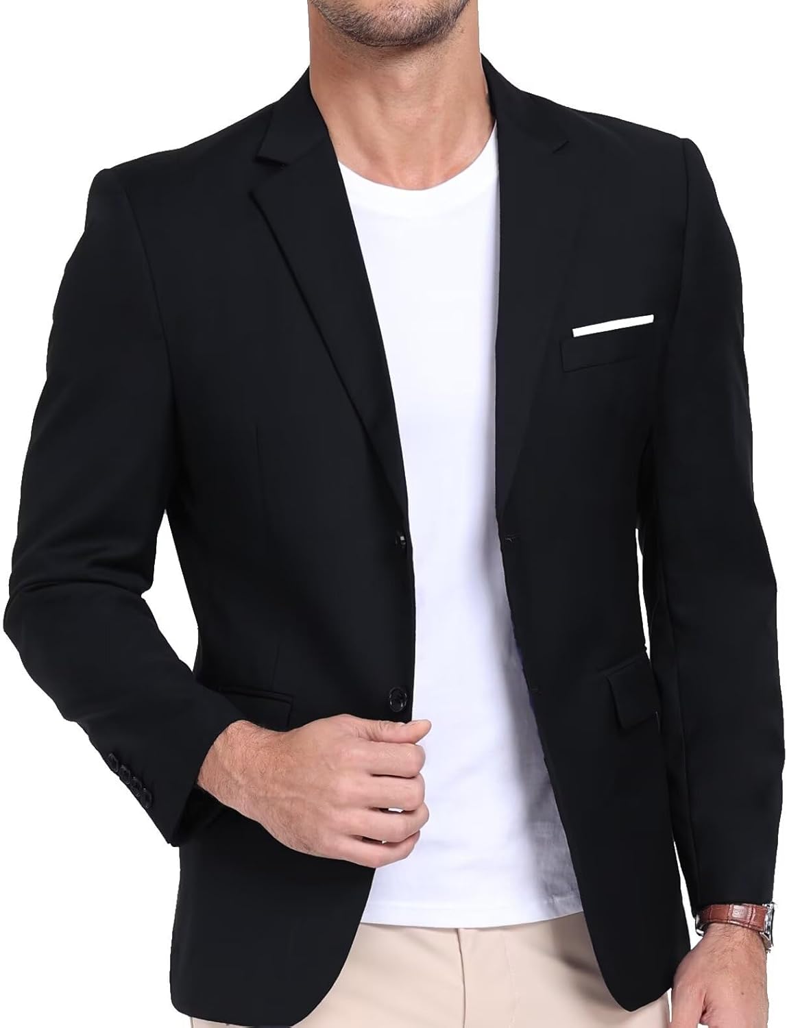 Mens Suit Jacket Slim Fit Blazer for Business and Casual Wear