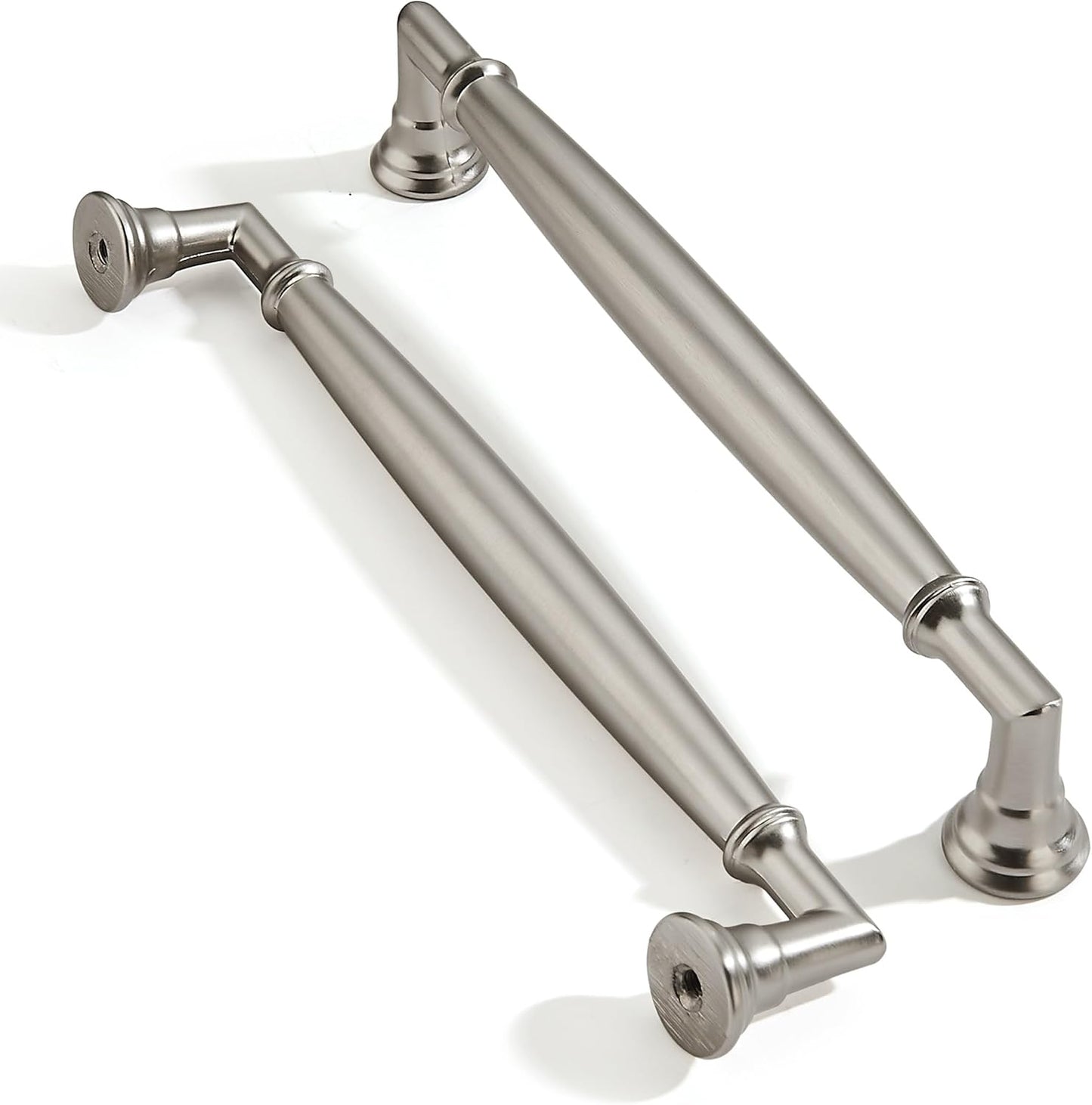 ZAUYX 10 Pack 6 Inch Brushed Satin Nickel Cabinet Pulls